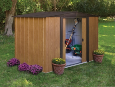 Abri Jardin métal finition bois 7.6 m2 CHALE...